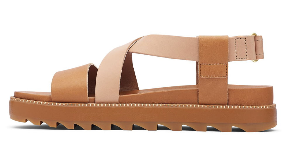 Sorel Roaming Criss Cross Sandal - Womens, Camel Brown, 9.5 US, 1897101-224-9.5