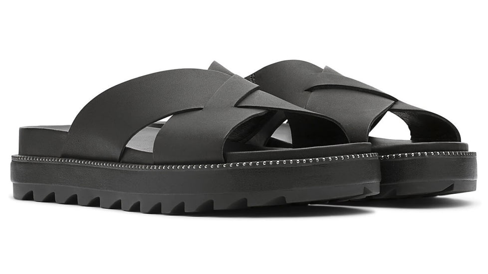 Sorel Roaming Criss Cross Slide - Womens, Black, 8 US, 1892291-010-8