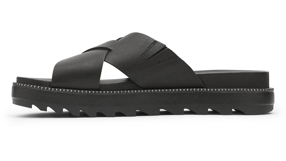 Sorel Roaming Criss Cross Slide - Womens, Black, 8 US, 1892291-010-8