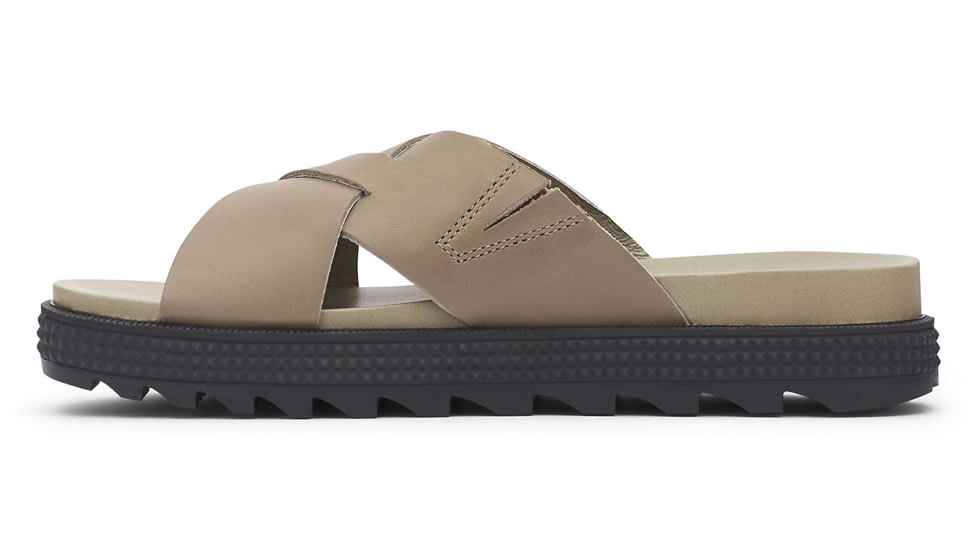 Sorel Roaming Criss Cross Slide - Womens, Sage, 9 US, 1897071-365-9