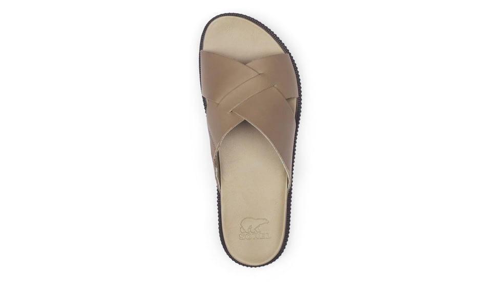 Sorel Roaming Criss Cross Slide - Womens, Sage, 9 US, 1897071-365-9