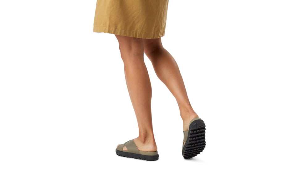 Sorel Roaming Criss Cross Slide - Womens, Sage, 9 US, 1897071-365-9