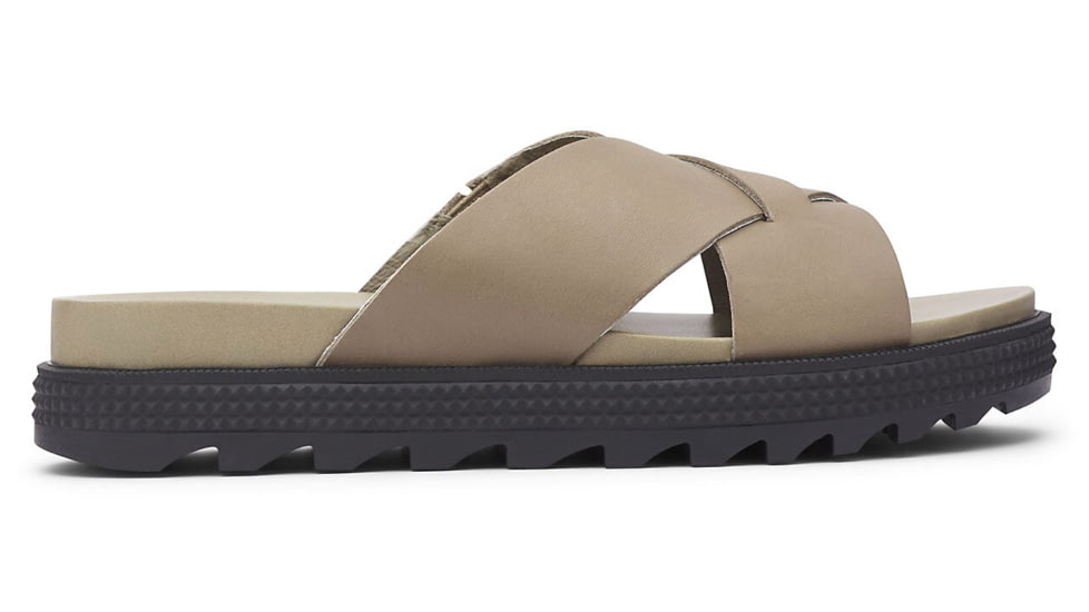 Sorel Roaming Criss Cross Slide - Womens, Sage, 9 US, 1897071-365-9