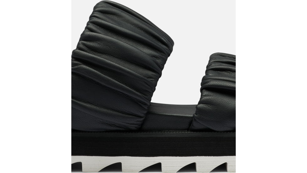 Sorel Roaming Two Strap Slide Sandals - Womens, Black/Chalk, 9.5 US, 1988461-010-9.5