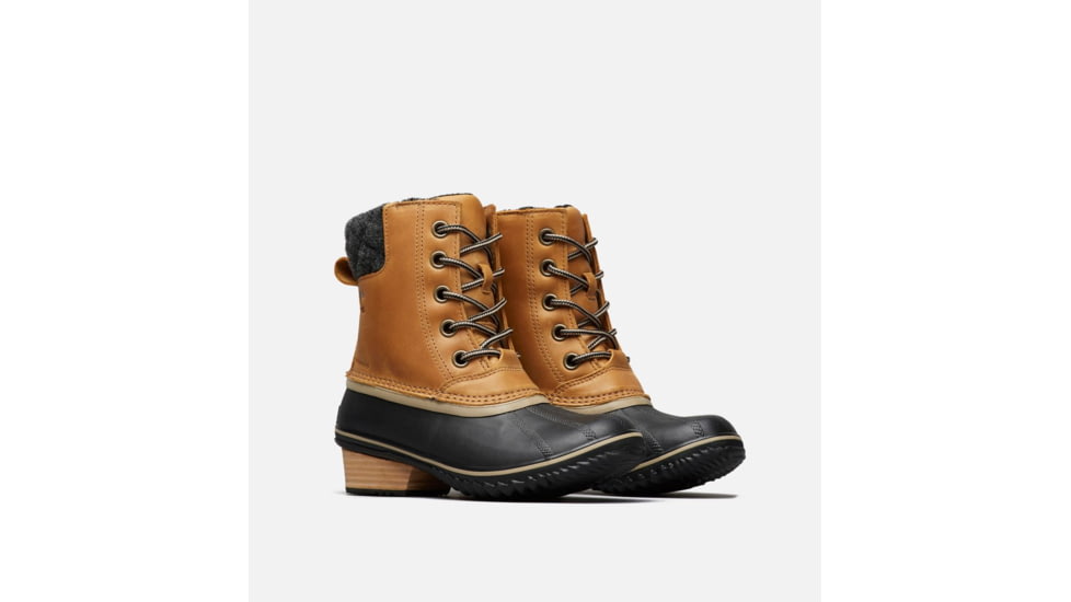 Sorel Slimpack Lace II Boot - Womens, Elk, Black, 6, 1702251286-6