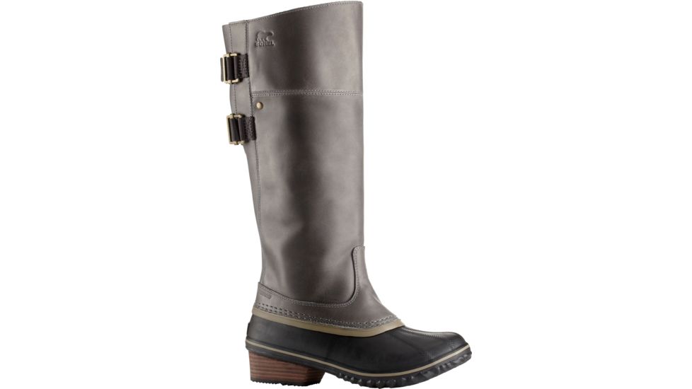 Sorel Slimpack Riding Tall II Casual Boot - Women's-Quarry/Pebble-Medium-9.5