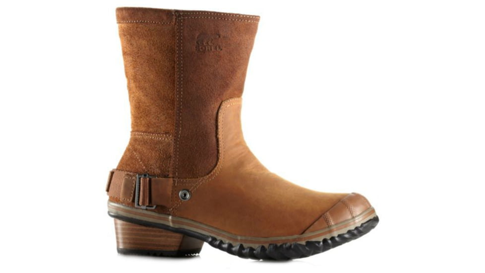 Sorel Slimshortie Casual Boot - Women's-Elk/Grizzly Bear-Medium-6.5 US