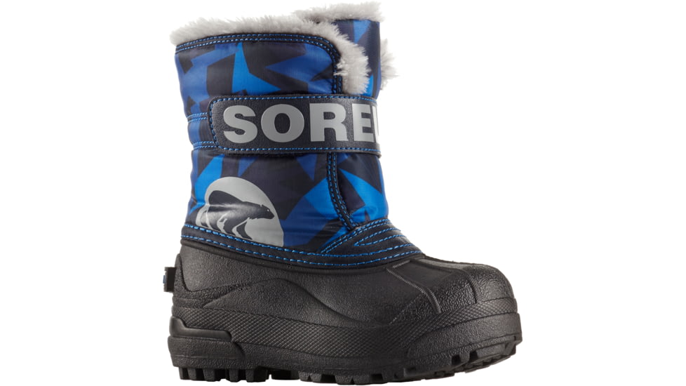 Sorel Snow Commander Print Winter Boot - Boy's Youth-Abyss-7 Toddler
