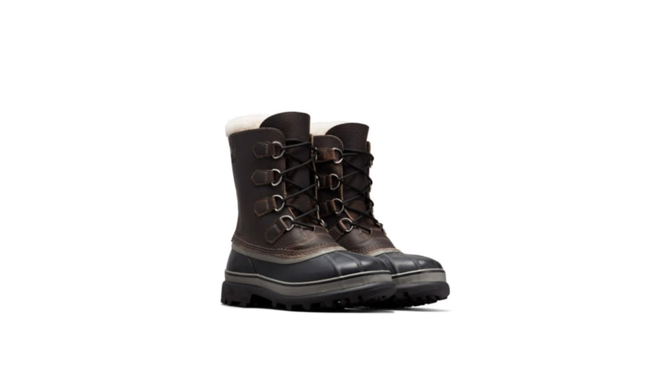 Sorel Caribou Wool Boots - Men's, Quarry, Black, 8.5, 1308781053-8.5