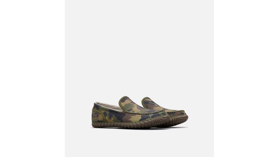 Sorel Dude Moc Slipper - Men's, Hiker Green, Da, 7, 1821451371-7