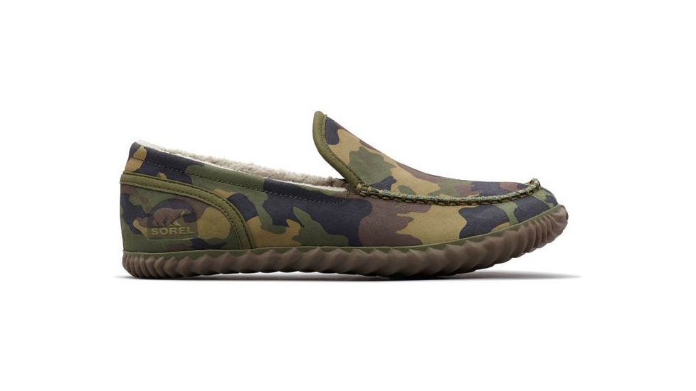 Sorel Dude Moc Slipper - Men's, Hiker Green, Da, 7, 1821451371-7