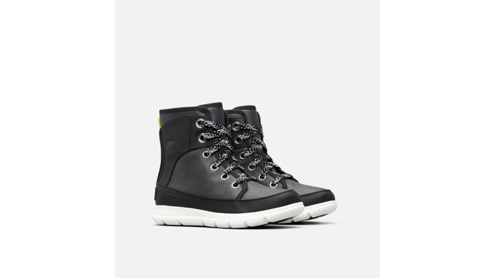 Sorel Explorer 1964 Boot - Women's, Black, Sea Salt, 5.5, 1808081010-5.5