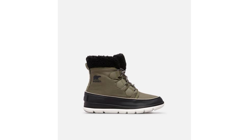 Sorel Explorer Carnival Winter Boot - Women's, Hiker Green, Bl, 8, 1808051371-8