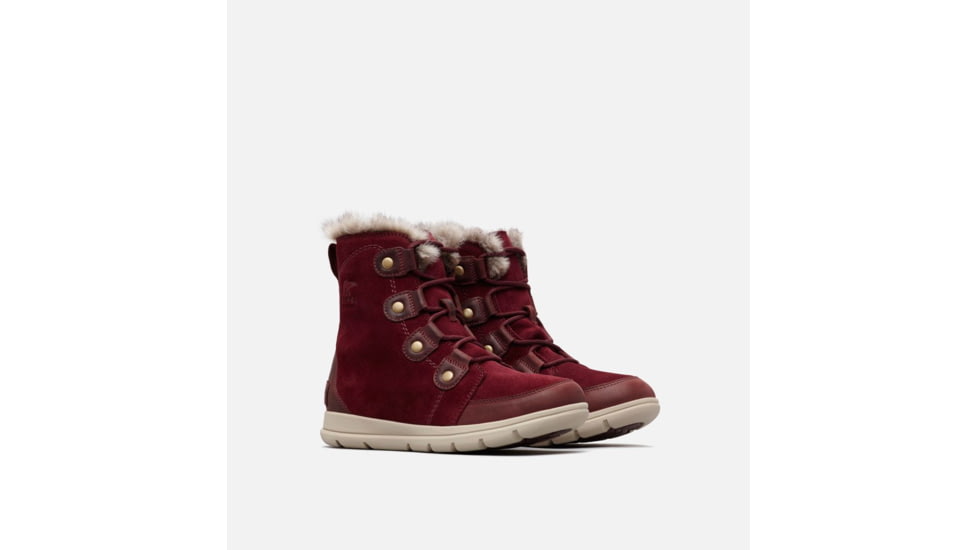 Sorel Explorer Joan Boot - Women's, Rich Wine Ancie, 5, 1808061624-5