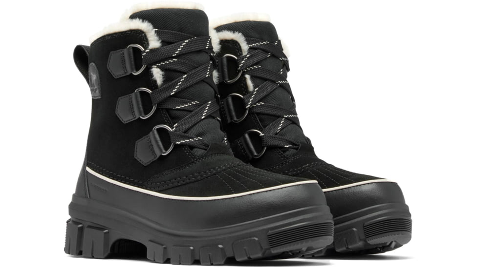 Sorel Tivoli V WP Boots - Womens, Black/Fawn, 7, 2082961010-7