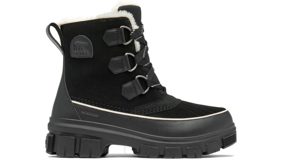 Sorel Tivoli V WP Boots - Womens, Black/Fawn, 7, 2082961010-7