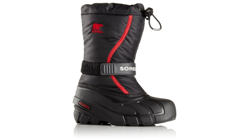 Sorel Toddler Flurry Boot, Black, Bright R, 5, 1638083015-5