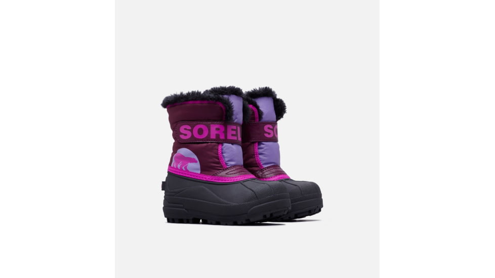 Sorel Toddler Snow Commander Winter Boot, Purple Dahlia,, 5, 1638112562-5