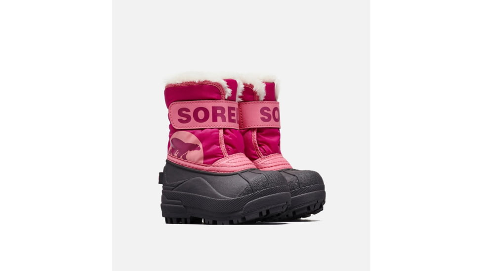 Sorel Toddler Snow Commander Winter Boot, Tropic Pink, De, 4, 1638112652-4