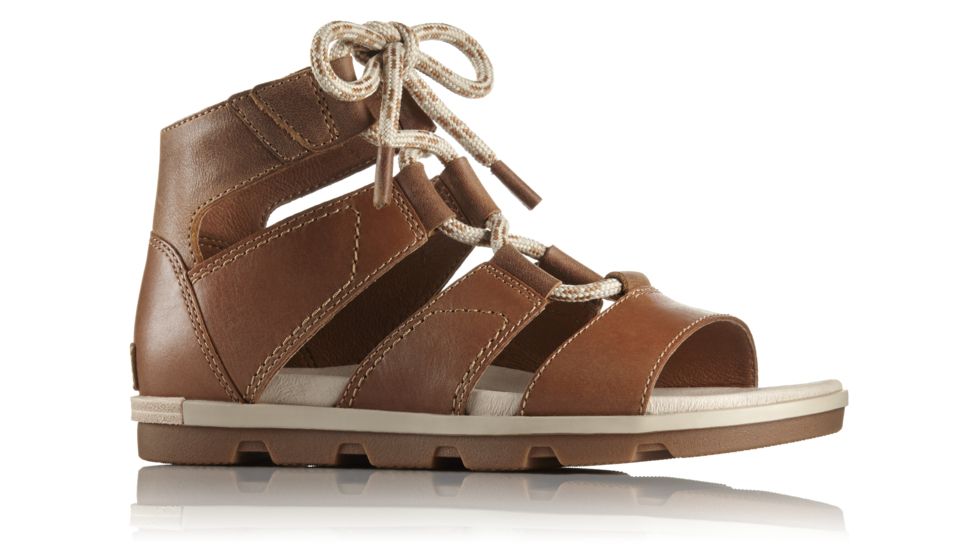 Sorel Torpeda Lace II Sandal, Womens, Camel Brown/Ancient Fossil, 7 US, 1727321224-7