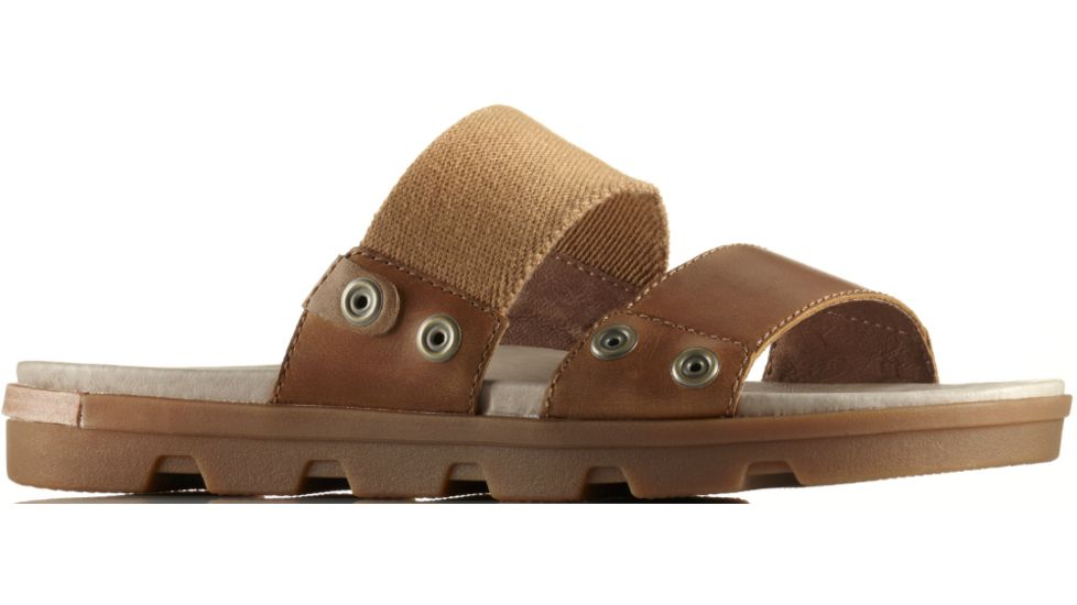 Torpeda Slide Sandal - Womens-Elk/Fossil-Medium-8.5
