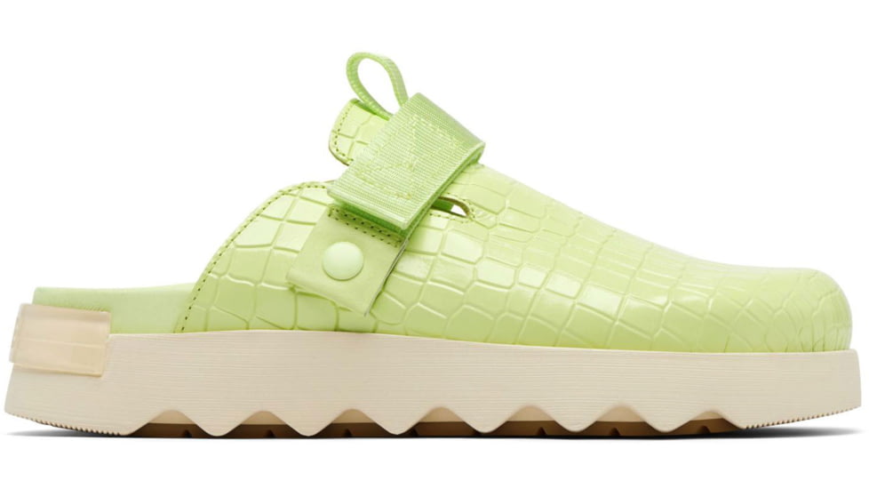 Sorel VIIbe Clog - Womens, Luminous Lime/Honey White, 10.5, 2030521-382-10.5