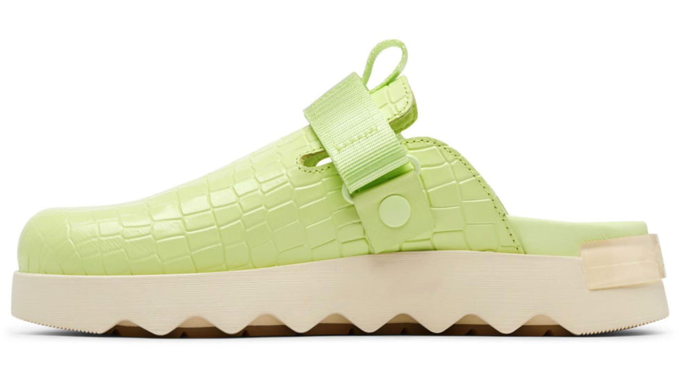 Sorel VIIbe Clog - Womens, Luminous Lime/Honey White, 10.5, 2030521-382-10.5