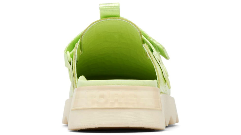 Sorel VIIbe Clog - Womens, Luminous Lime/Honey White, 10.5, 2030521-382-10.5