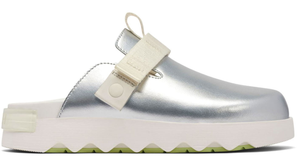 Sorel VIIbe Clog - Womens, Sea Salt/Luminous Lime, 9, 2030521-127-9