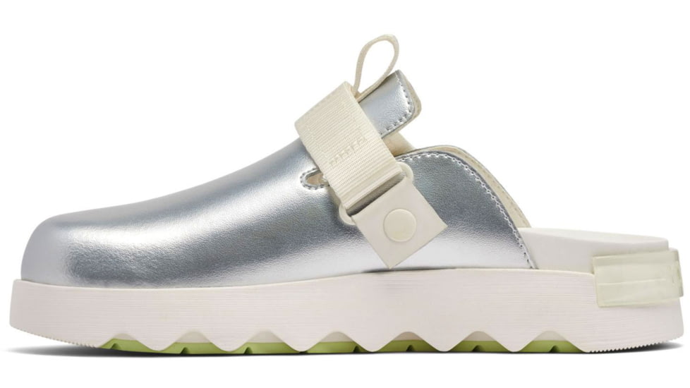 Sorel VIIbe Clog - Womens, Sea Salt/Luminous Lime, 9, 2030521-127-9