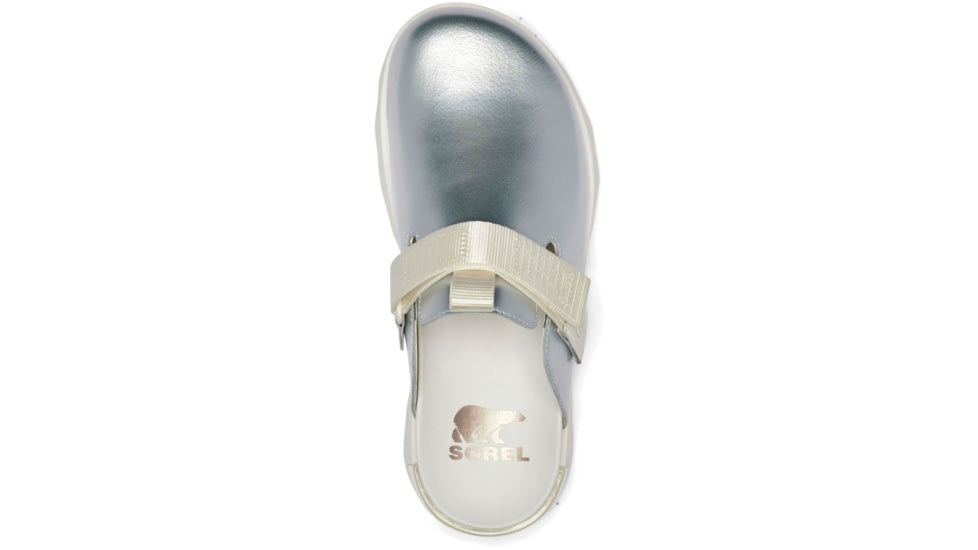 Sorel VIIbe Clog - Womens, Sea Salt/Luminous Lime, 9, 2030521-127-9