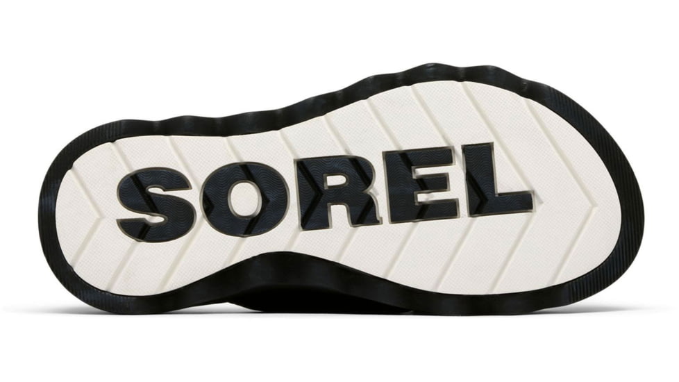 Sorel VIIbe Crisscross Slide - Womens, Black/Sea Salt, 10, 2076811-010-10