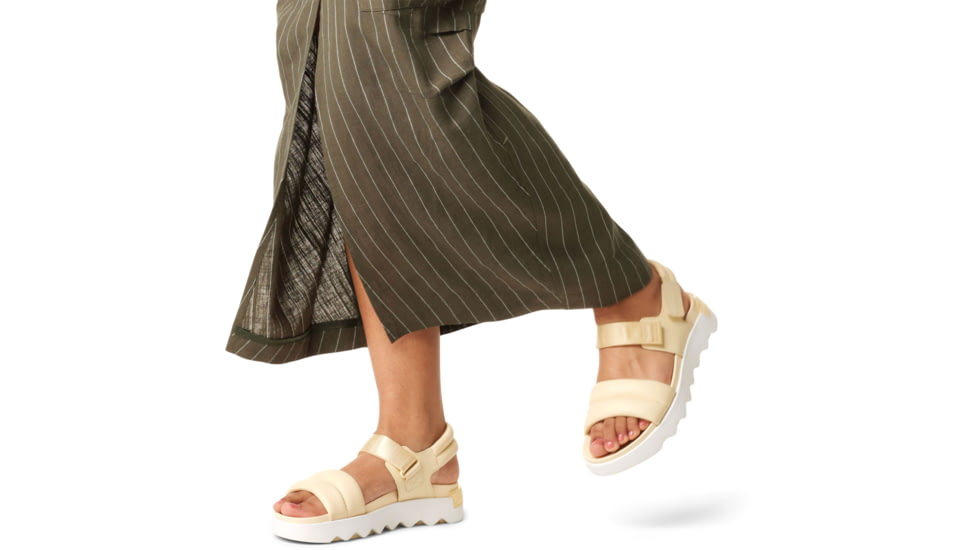 Sorel VIIbe Sandal - Womens, Honey White/Sea Salt, 9, 2030511-292-9