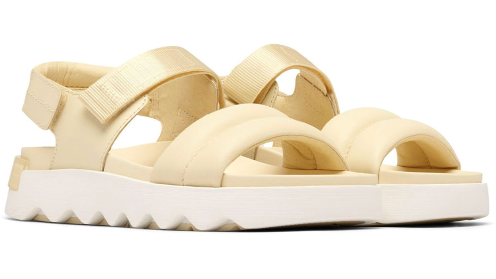 Sorel VIIbe Sandal - Womens, Honey White/Sea Salt, 9, 2030511-292-9