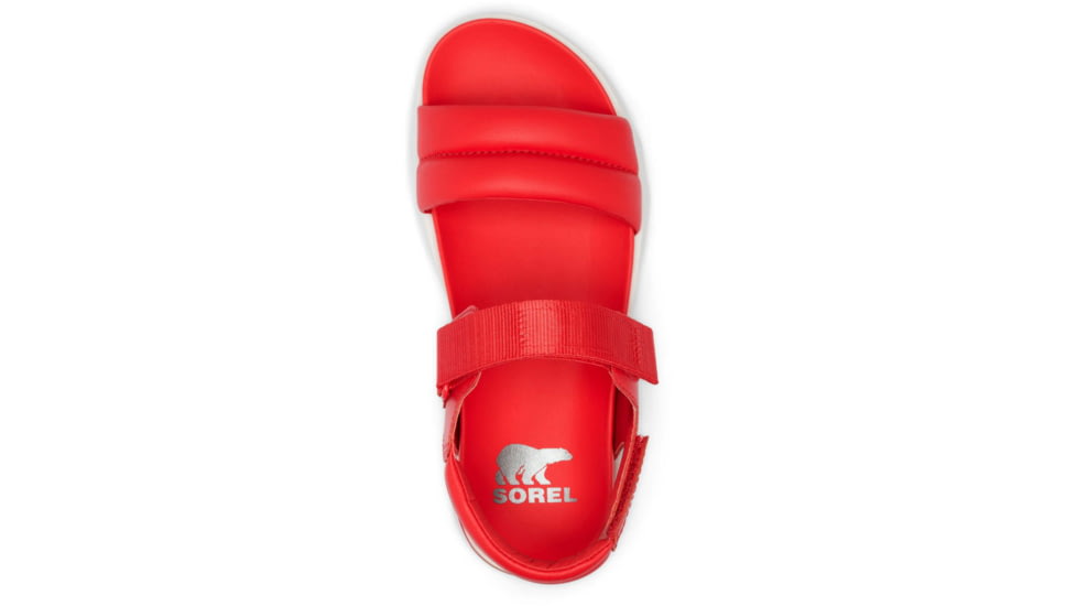 Sorel VIIbe Sandal - Womens, Red Glo/White, 9.5, 2030511-617-9.5