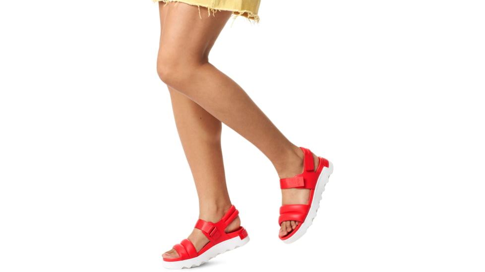 Sorel VIIbe Sandal - Womens, Red Glo/White, 9.5, 2030511-617-9.5