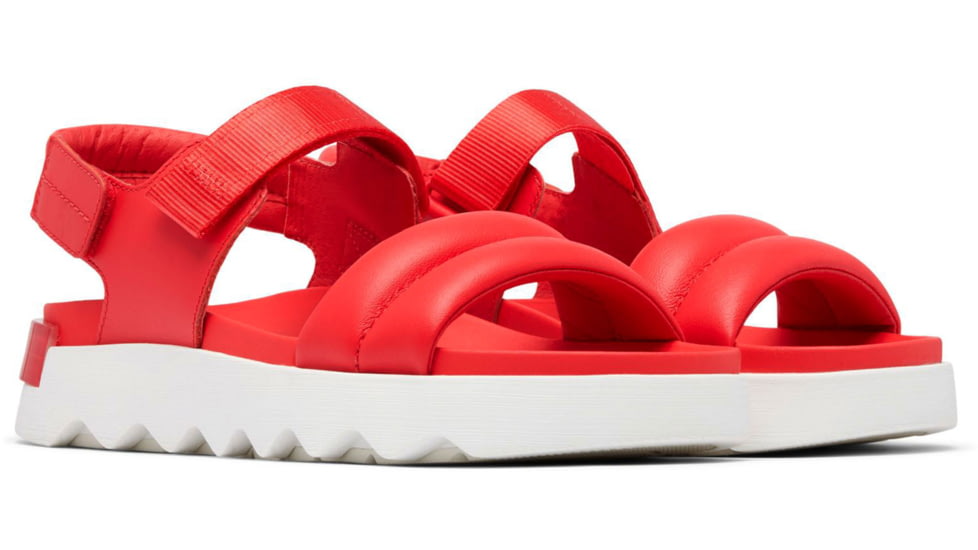Sorel VIIbe Sandal - Womens, Red Glo/White, 9.5, 2030511-617-9.5