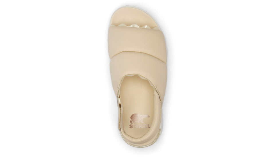 Sorel VIIbe Slingback - Womens, Honey White/Sea Salt, 5, 2069941-292-5