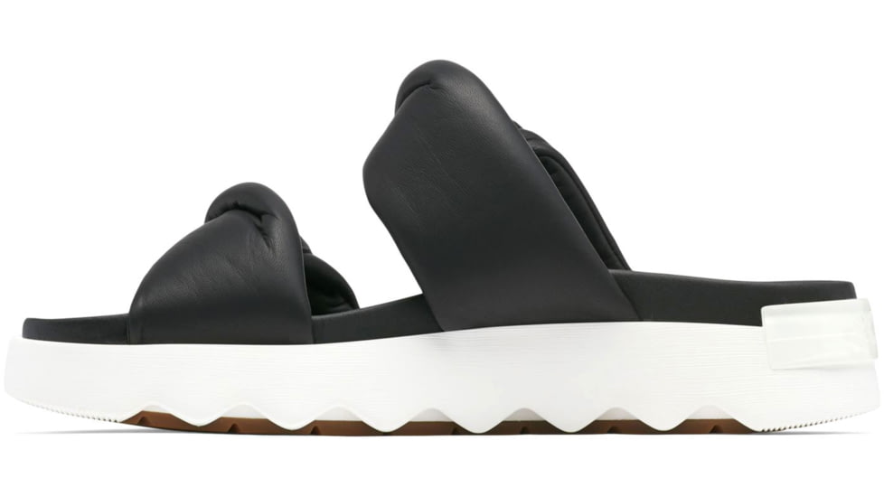 Sorel VIIbe Twist Slide Sandals - Womens, Black/Sea Salt, 7 US, 2039961-010-7