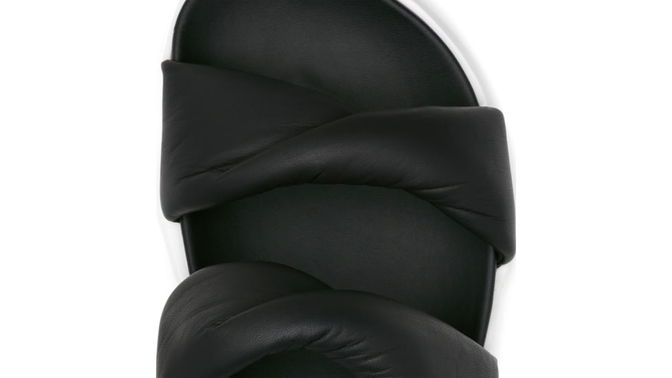 Sorel VIIbe Twist Slide Sandals - Womens, Black/Sea Salt, 7 US, 2039961-010-7