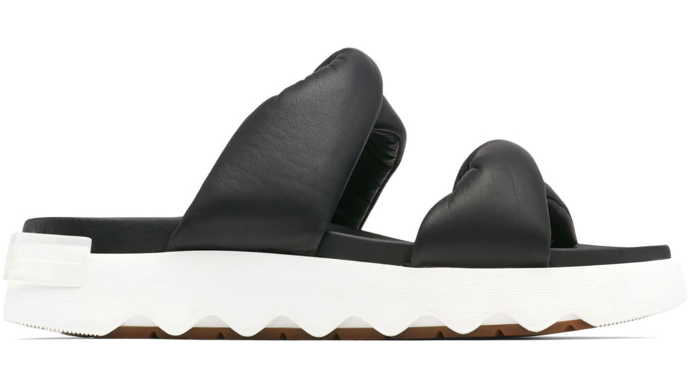 Sorel VIIbe Twist Slide Sandals - Womens, Black/Sea Salt, 7 US, 2039961-010-7