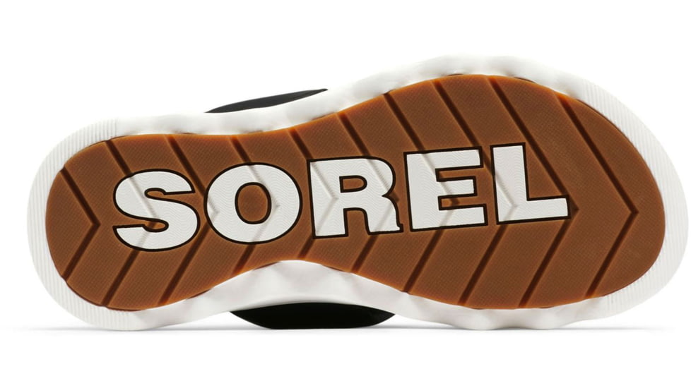 Sorel VIIbe Twist Slide - Womens, Black/Sea Salt, 6, 2039961-010-6