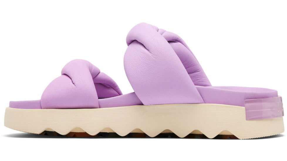 Sorel VIIbe Twist Slide - Womens, Euphoric Lilac/Honey White, 9.5, 2039961-556-9.5