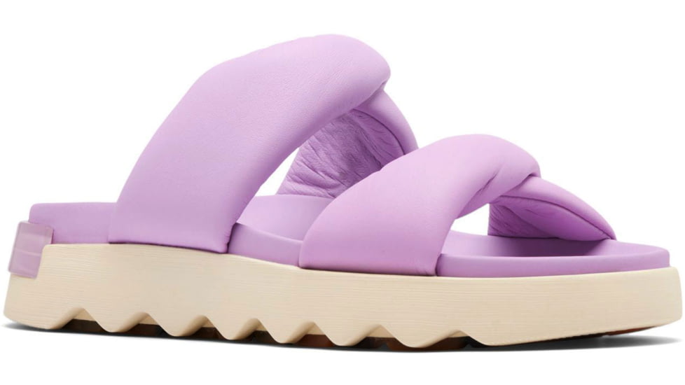 Sorel VIIbe Twist Slide - Womens, Euphoric Lilac/Honey White, 9.5, 2039961-556-9.5