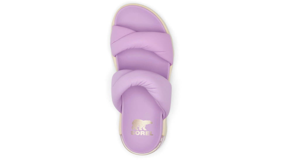 Sorel VIIbe Twist Slide - Womens, Euphoric Lilac/Honey White, 9.5, 2039961-556-9.5
