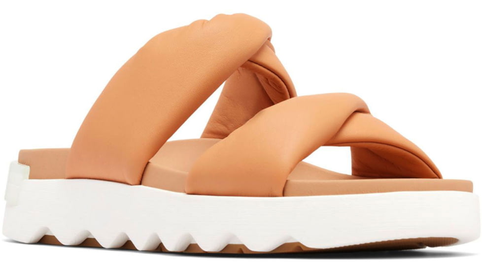 Sorel VIIbe Twist Slide - Womens, Honest Beige/Sea Salt, 6.5, 2039961-246-6.5