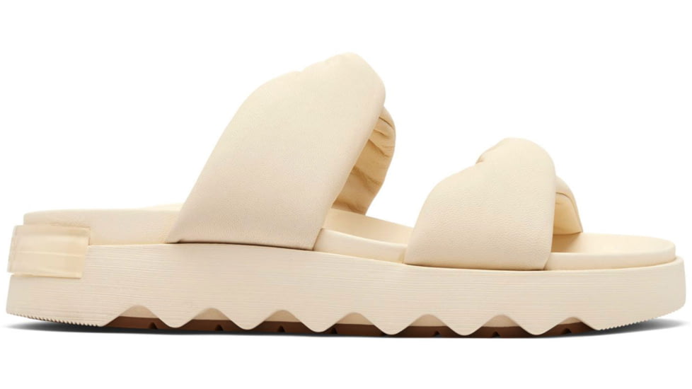 Sorel VIIbe Twist Slide - Womens, Honey White/Gum 17, 9.5, 2039961-292-9.5