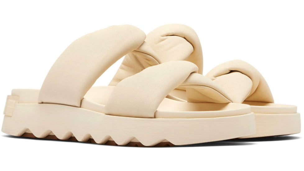 Sorel VIIbe Twist Slide - Womens, Honey White/Gum 17, 9.5, 2039961-292-9.5