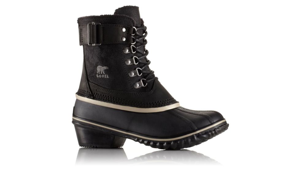 Sorel Winter Fancy Lace II Boot - Womens, Black, Silver S, 5, 1571561010-5