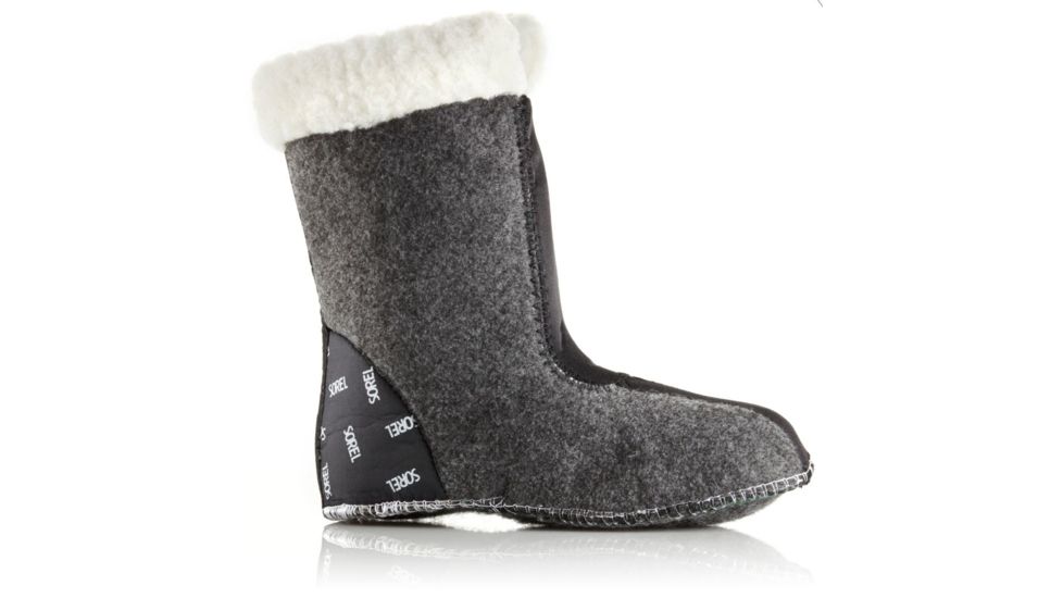 Sorel Youth Caribou 9 MM Thermoplus Innerboot Liner, Off -White, 13, 1289641170-13